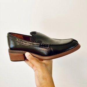 See by Chloe Leather Eyelet Loafers Size 35 1/2